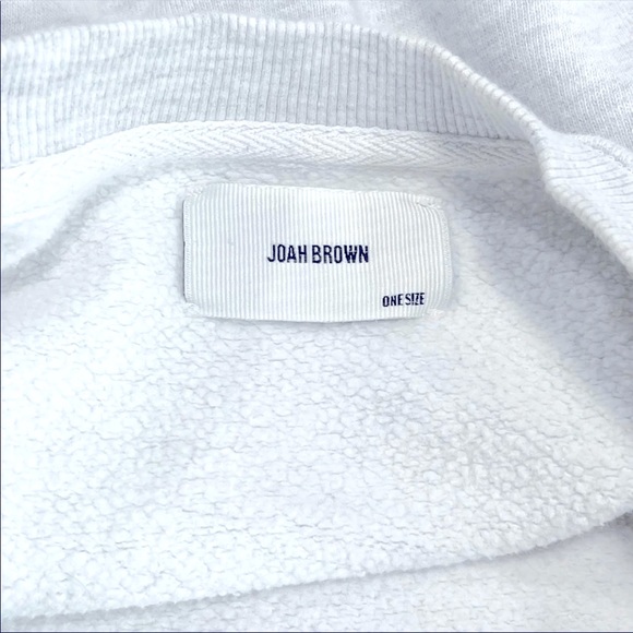EUC🤍JOAH BROWN🤍RARE DISCONTINUED CROPPED SWEATSHIRT - Picture 11 of 16